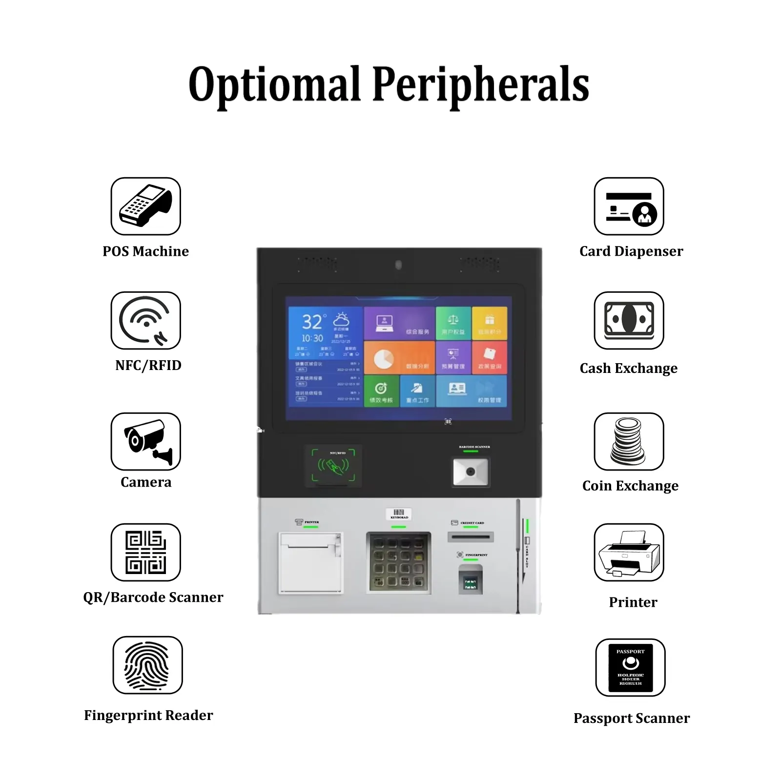 Kiosk Hotel Check in Windows Os Android - - E-Star 3