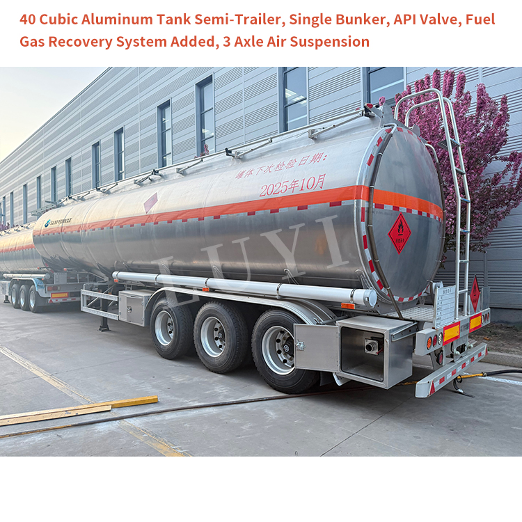 40000 litros de acero Fuel Oil Semirrailer | Luyi 3