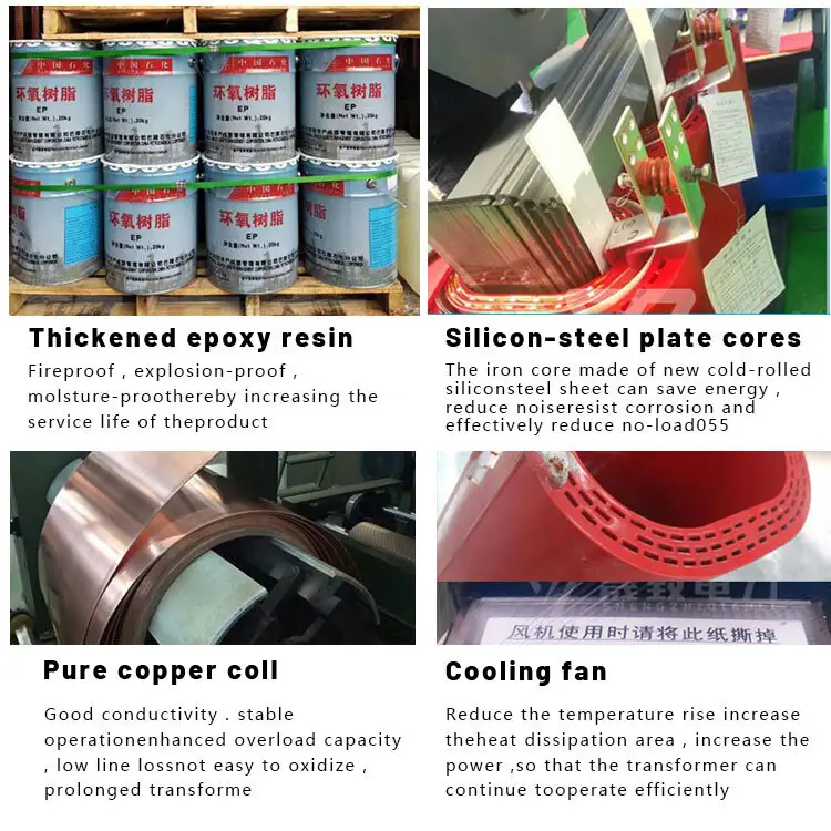 Dry Type Electrical Transformers Cooper/Aluminum by SHZHEL 4