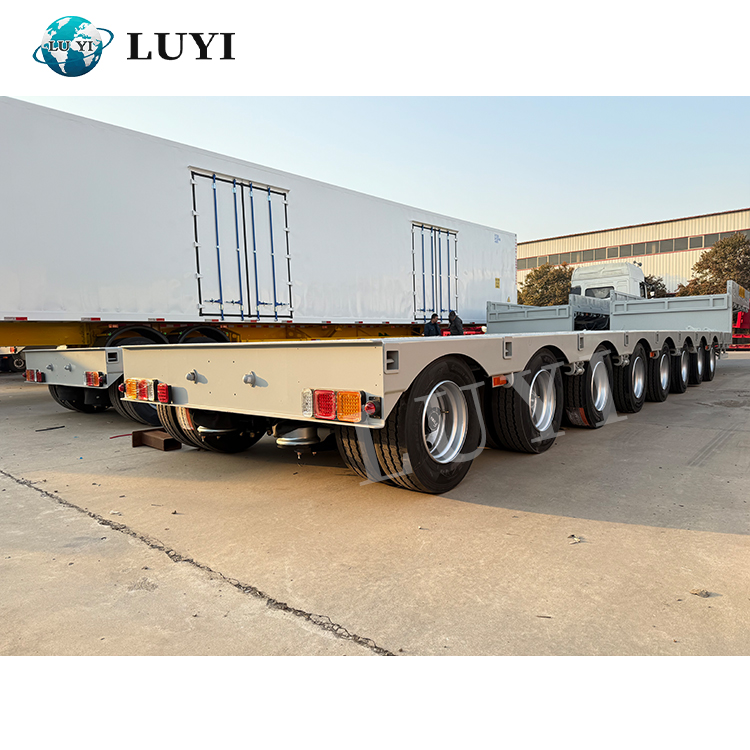 Lasse extensible à 8 essieux pour le transport lourd 5