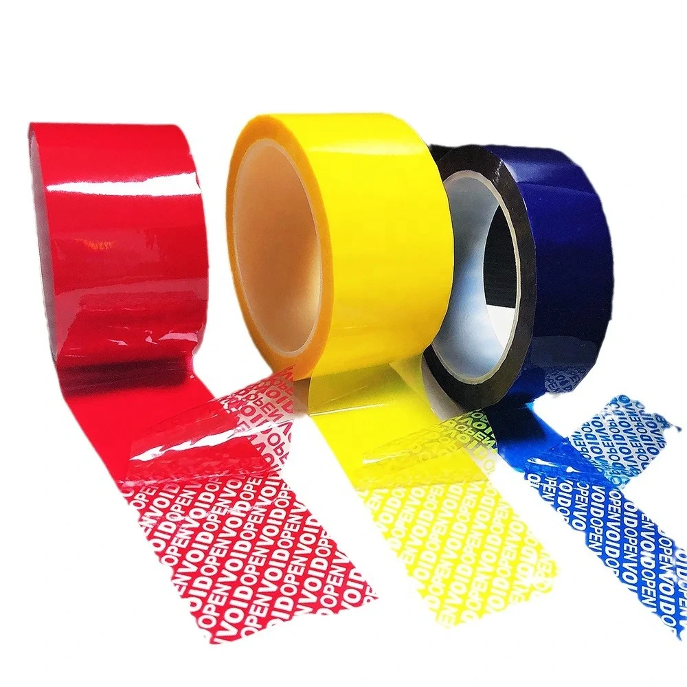 Security Void Tape Roll Tamper Sello de embalaje evidente 1