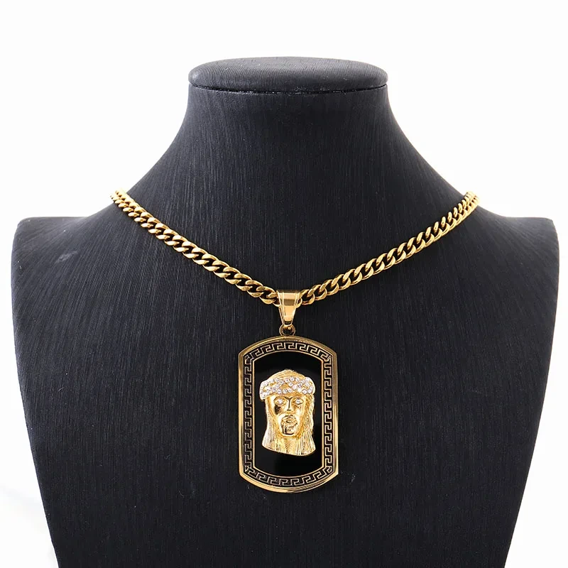 Großhandel Hip Hop Custom Vollgold gefülltes Moissanit Silber mit goldplattiertem Moissanit Jesus Anhänger Pass Diamond Tester Pass Diamond Tester 1