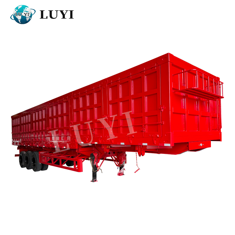 3-axle 60-ton Side Unloading Semi-trailer 1