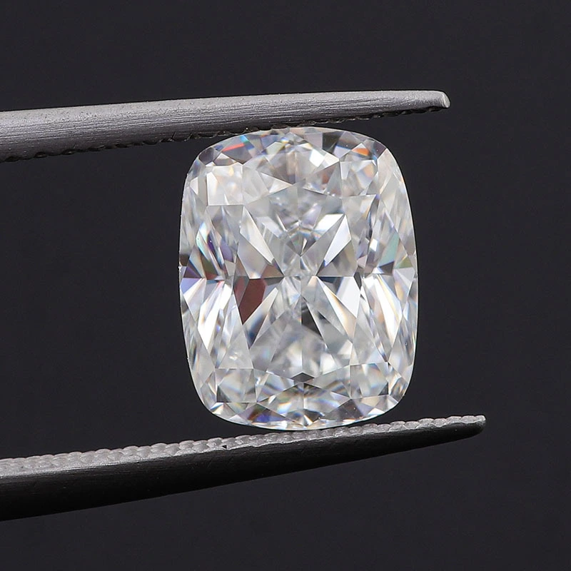 Provence Gems Loose Diamond Hybrid Cut Elongated Cushion Ice Crushed Cut Vvs1 Moissanite Diamond 1
