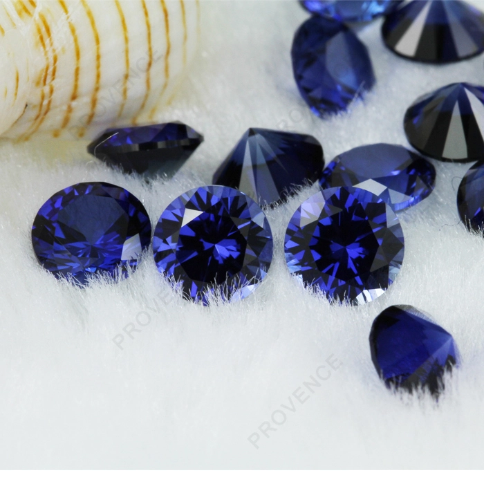 Heißer Verkauf synthetischer Saphire Blau Corundum Stone 1