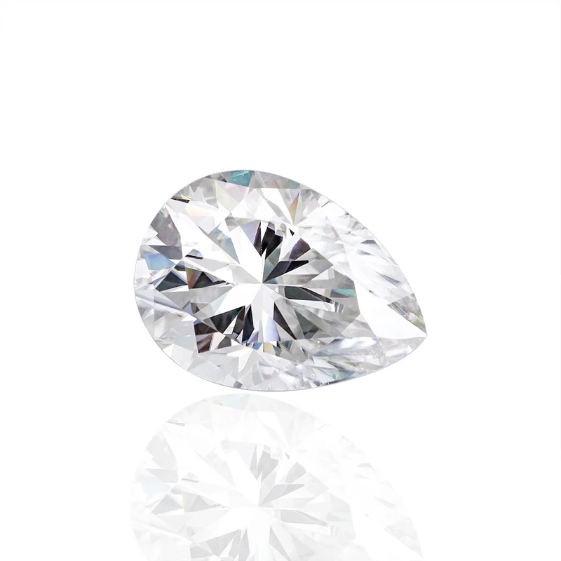 Moissanite Gra Certificate Wholesale Loose Gems Stones D E F Color Vvs1 Pear Cut 2mm-12mm Loose Diamonds Stone Moissanite 1