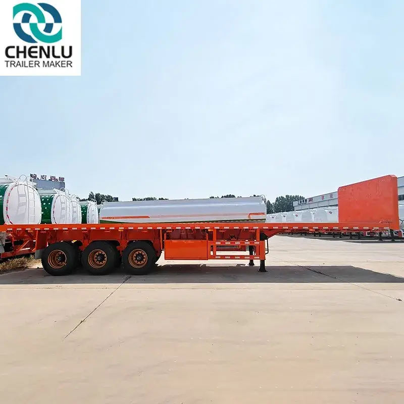 Flatbed Trailer Semi Truck with Custom Services 1820mm 2