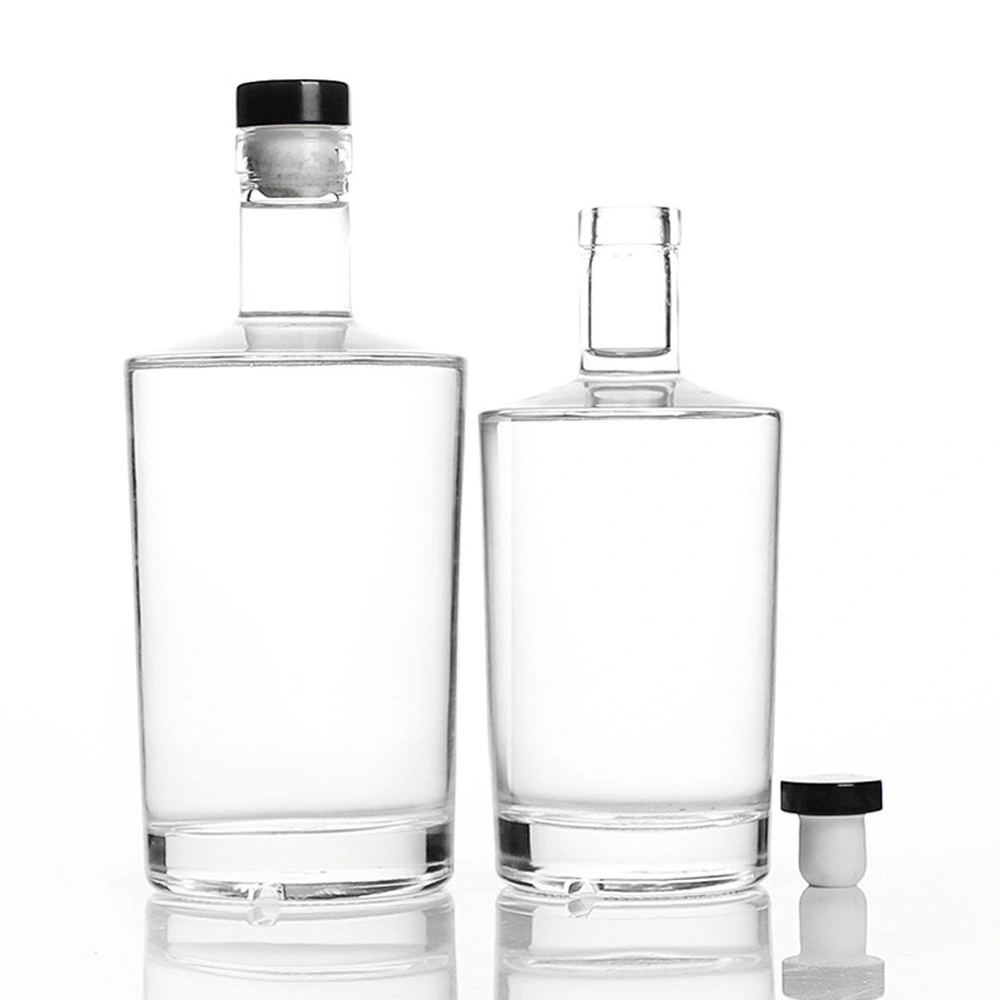 Hot Sale 500ml 750ml Glass Liquor Wine Bottle Gin Whisky Rum Brandy Liquor Vodka Glass Bottles 1