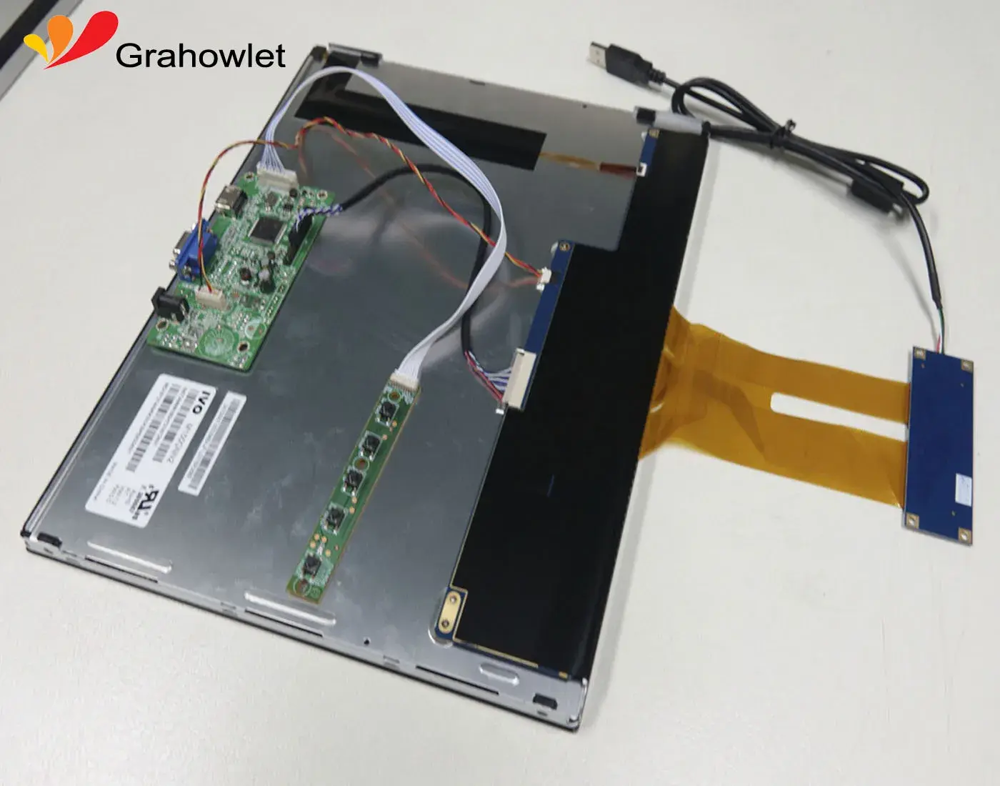 Tft Lcd Display Factory 15 Inch 1024x768 Tft Lcd Screen Displays with Capacitive Multi Touch - - Grahowlet 7