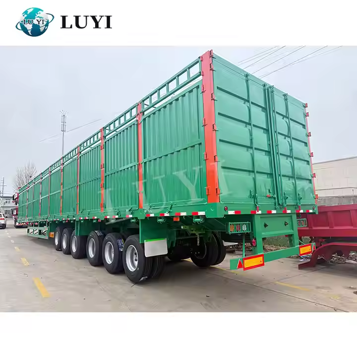 Tipo de 6 ejes Tipo de alta capacidad de carga de carga Semi 3