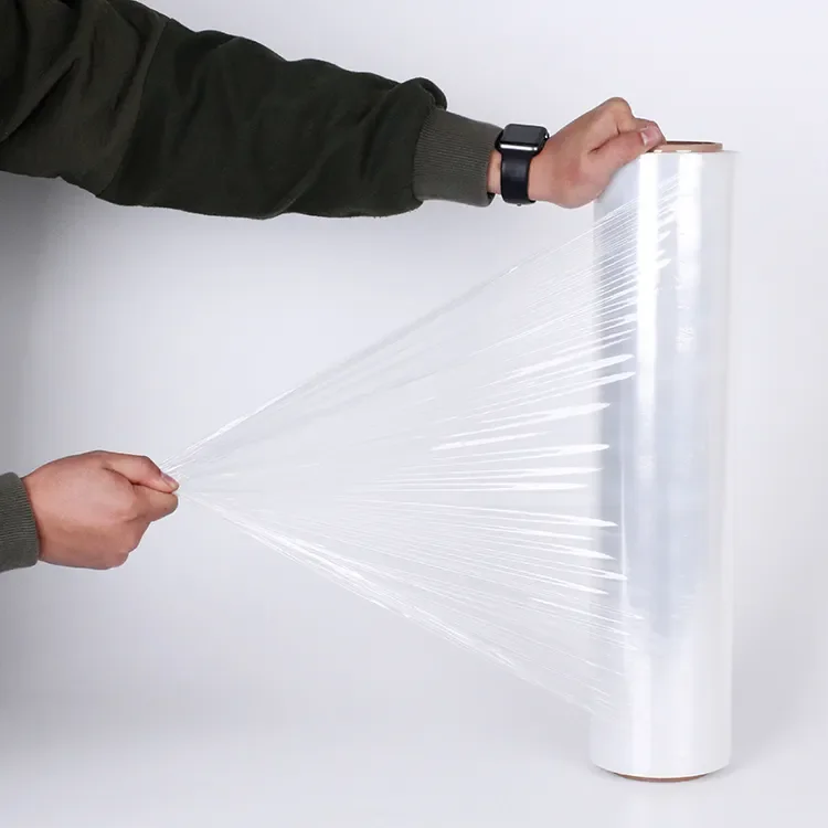 الجملة شفافة LDPE تمتد الفيلم لاستخدام آلة التعبئة والتغليف 5