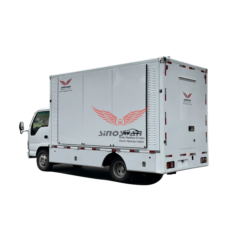 Mobile LED Stage Truck for Sinoswan SR40 Hydraulic Podium Stage Van 1