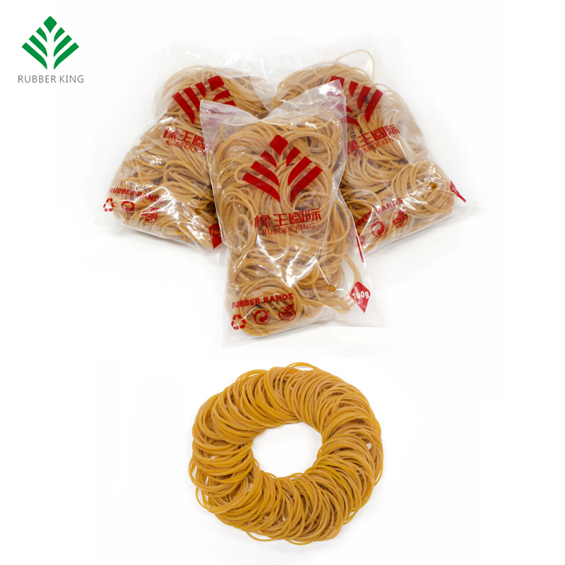 Yellow Circular Office Rubber Band - High Elasticity, Wholesale Custom Package 3
