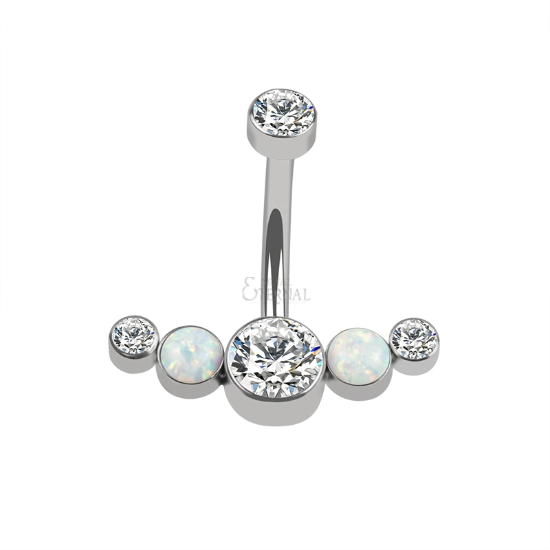Eternal Metal 14g Astm F136 Implant Grade Titanium Piercing Belly Rings 1