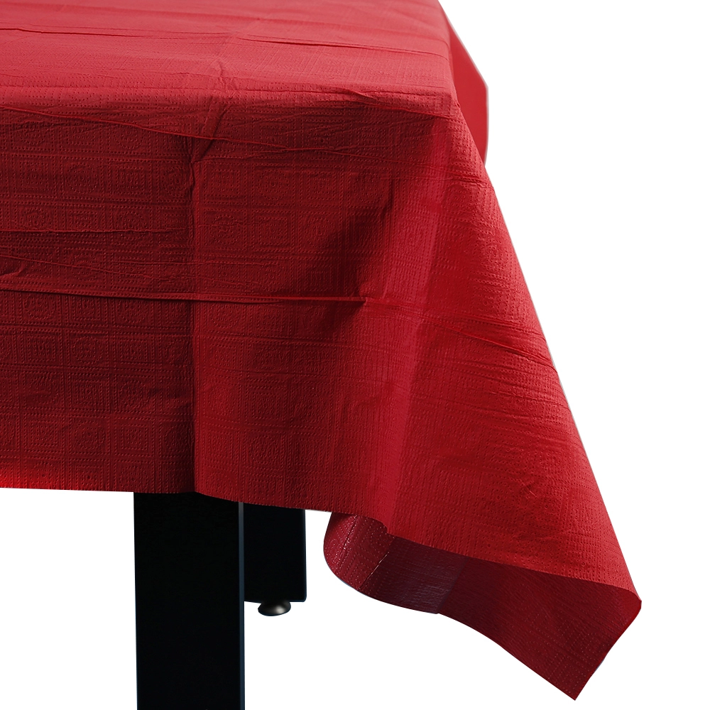 Red Wholesale Waterproof Tablecloth for Banquets & Restaurants - Recycled Tissue Paper 1