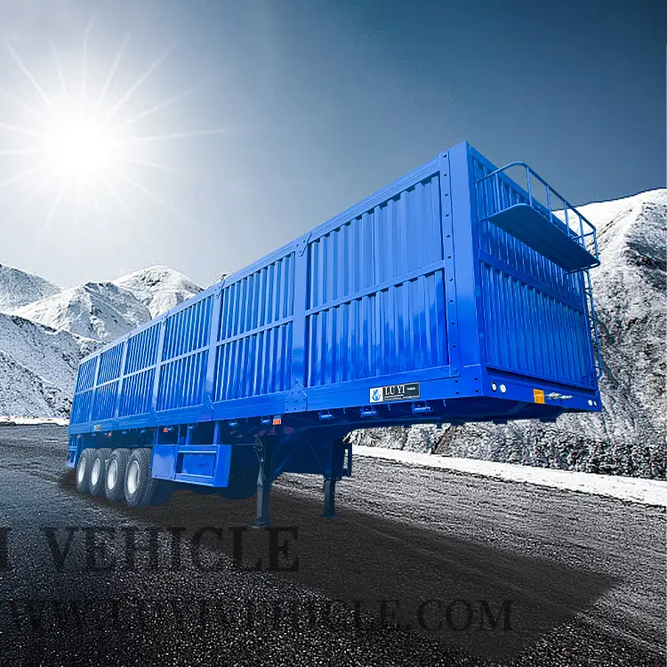 Semirrailer de caja de 4 ejes de alta calidad | Luyi 1