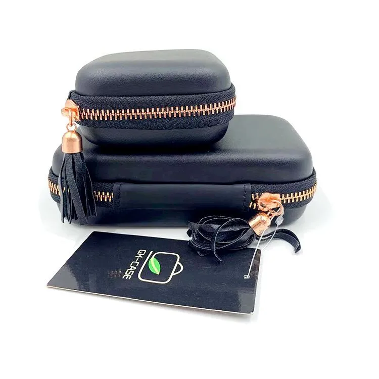 Gx High Quality Tassel Jeung Emas Metal Hard Shockproof Zip Alat Carry Case 1