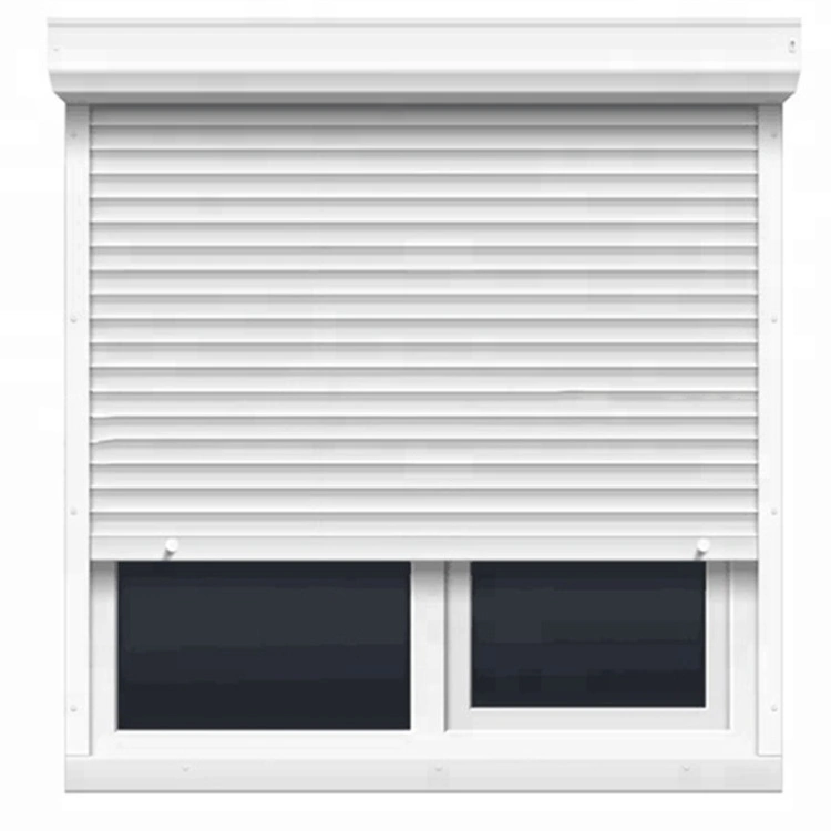 Automatic Aluminum Window Roller Shutter in White 1