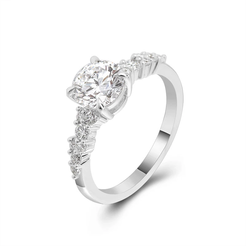 Provence Custom Jewelry Ring In 14k White Gold 1.61ct D Color Vsi Clarity Hpht Diamond Lab Grown Diamond Edge Wedding Ring 1