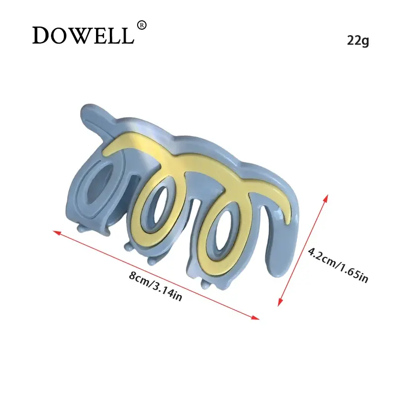 Rat Tail Combs Women Hair Claw Clip by Dowell 3