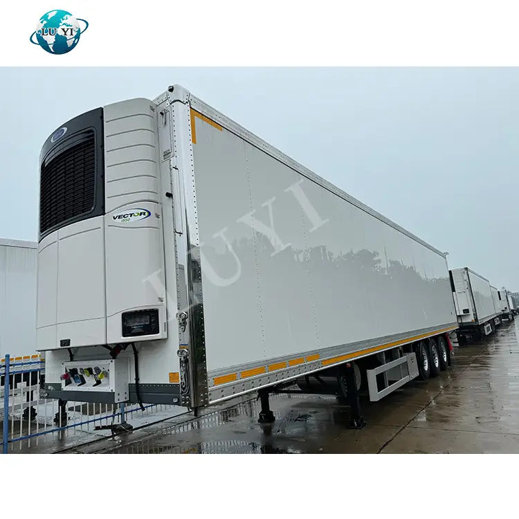 90m³ Trailer de congelador de 3 ejes | Enfriamiento de transportista & suspensión de aire 1