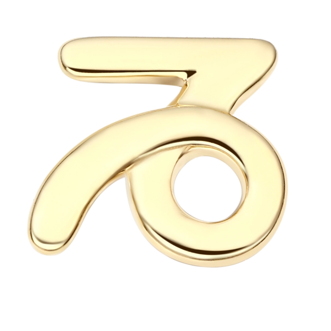 Eternal Metal 14k Solid Gold Plain Capricorn Zodiac Signs Cartilage Tragus Threadless Push In Ends Tops 1