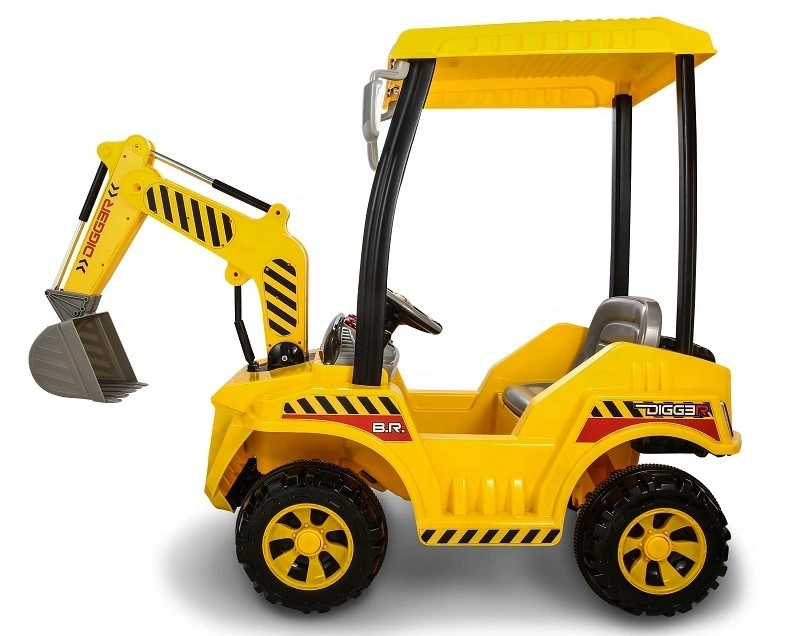 Les jouets de voiture à piles 12v pour enfants montent sur la voiture de pelle extérieure d'excavatrice 1