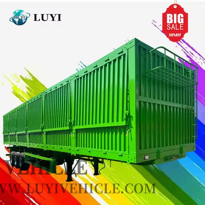 3 Axes 40-60T New Side Dump Trailer | LUYI 1