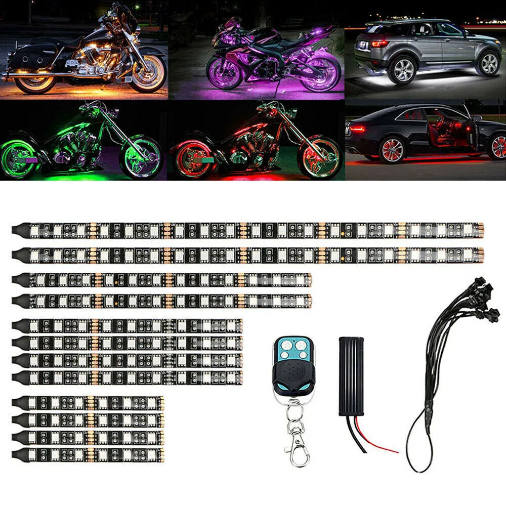 Atmosphere Lamp Motorbike Light Bar Kit for Harley Motorcycle 1