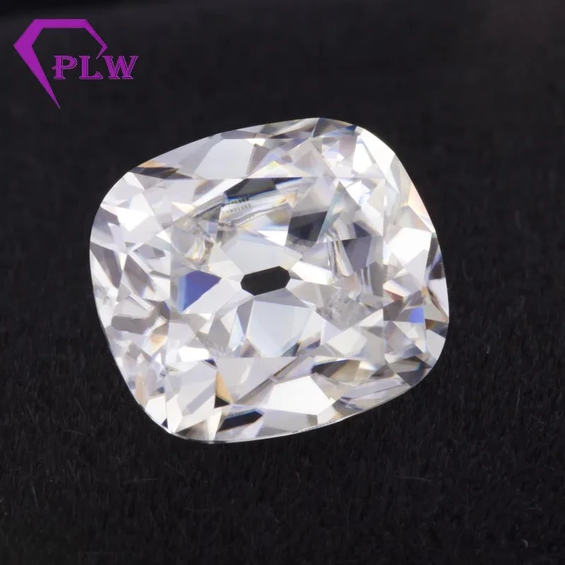 Provence Gem White Color 7x9mm Elonagted Antique Cushion Cut Lab Created Moissanite Loose Stone With Long Culet 1