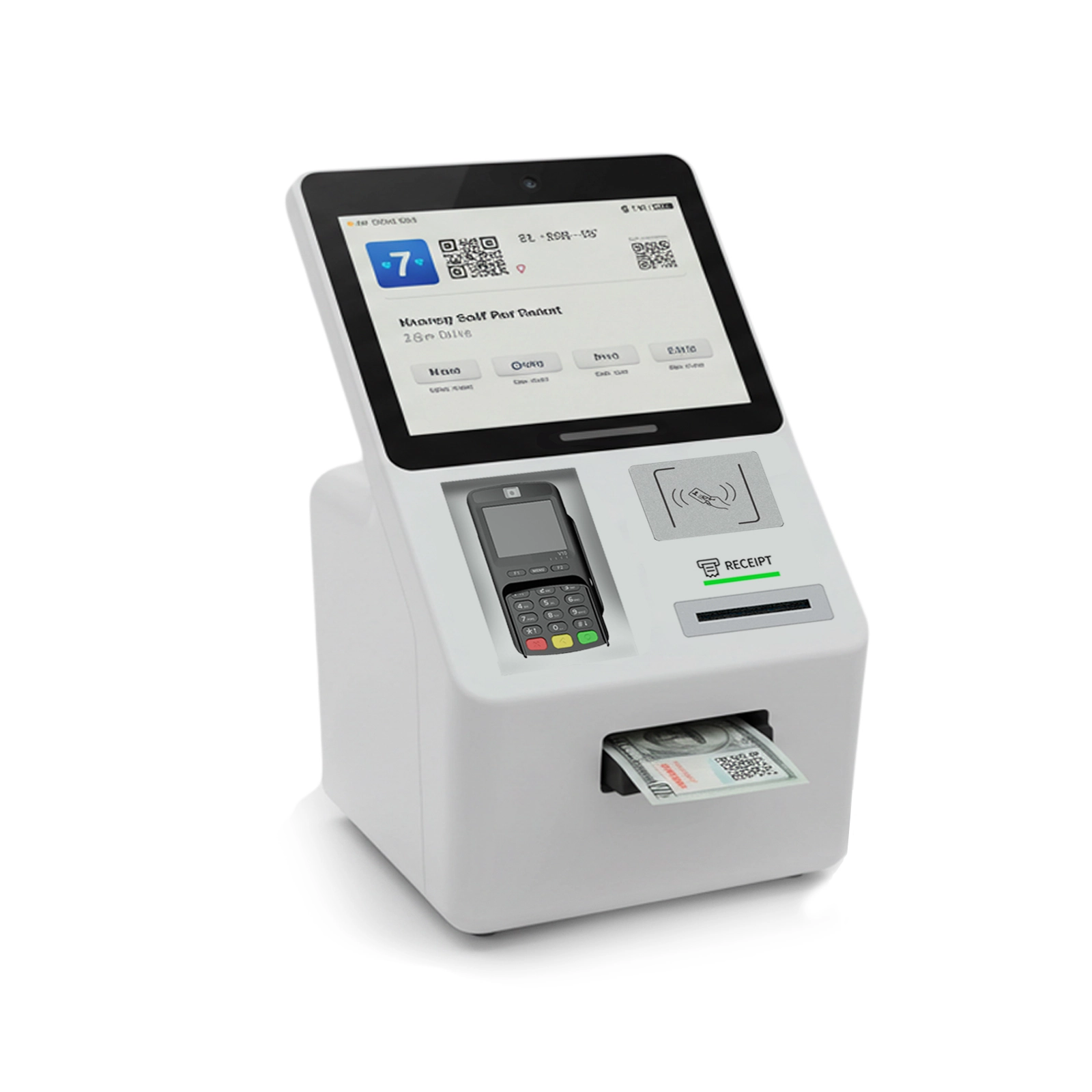 Kiosk POS du kiosque de paiement à écran tactile de 15,6 pouces 1