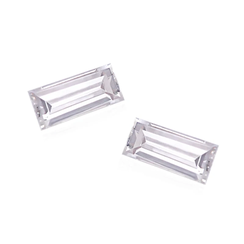 Hotsale Calidad confiable Fancy Taper Baguette Cut 2x4 HPHT Lab Diamond Def-VS por quilates 1