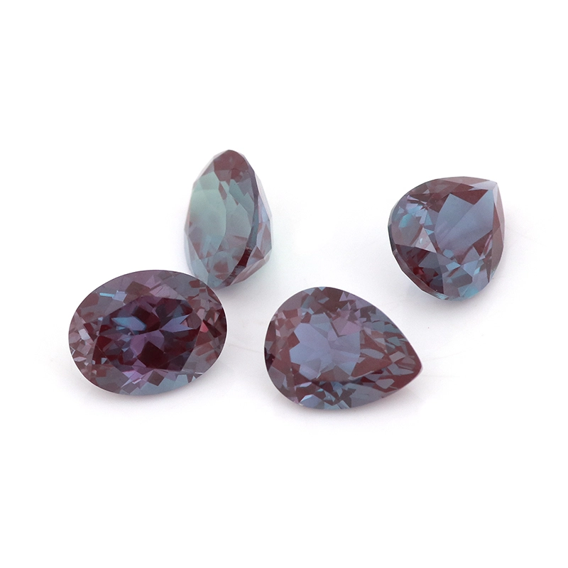 Lab Grown Alexandrite Gemstone Beads Fashion Loose 0 5ct D Color Vvs 5 0mm Jewelry White Stone Collection Style Cut 1