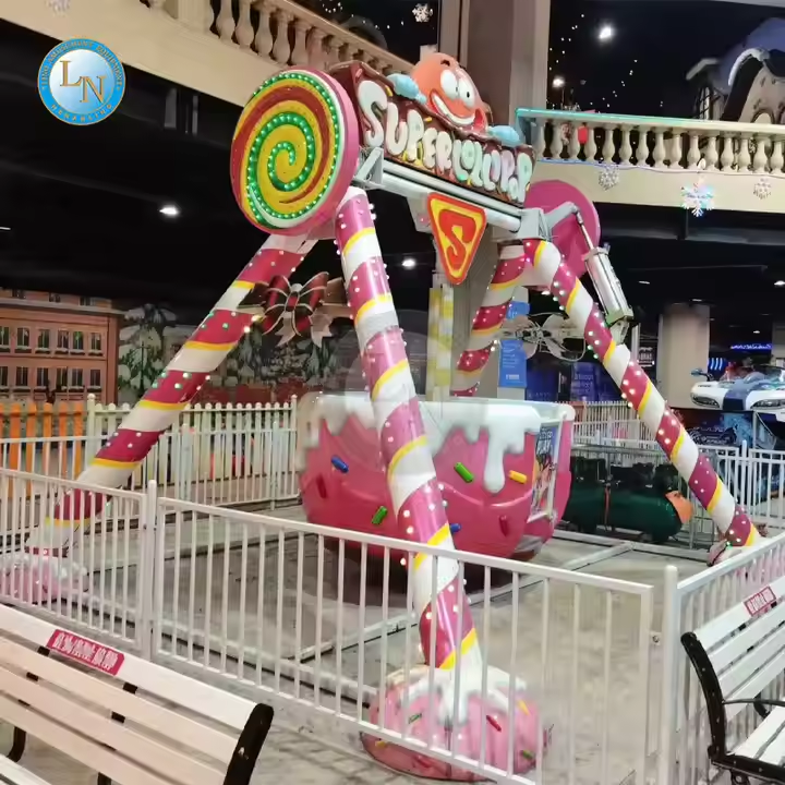 Pendulum Mini Dinosaurus untuk Anak - Luar Ruangan <000000> Wahana Taman Hiburan Dalam Ruangan 4