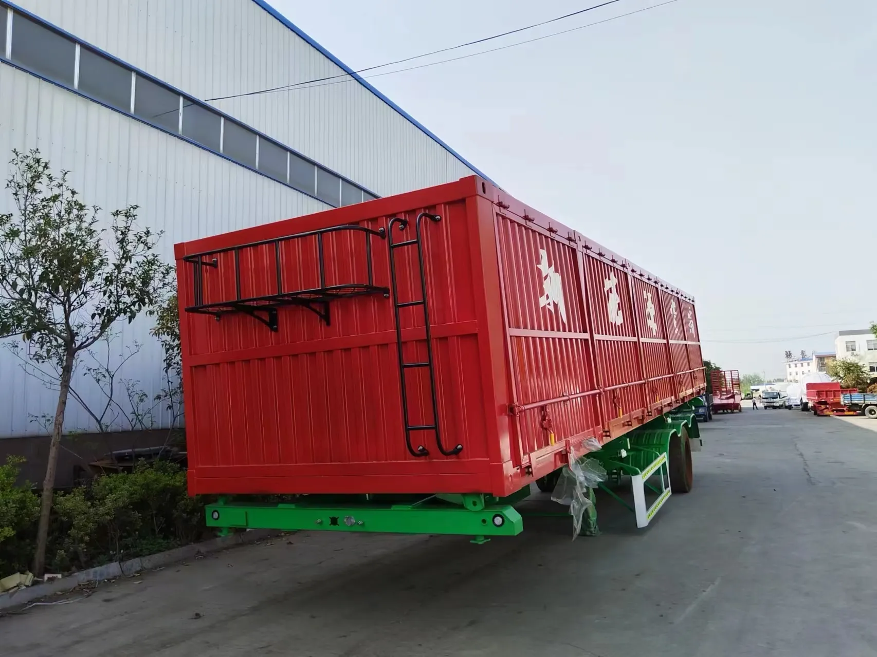 KDZG Trailer Truck Van Air Ride Trailer Custom's RequirementManufacturers 5