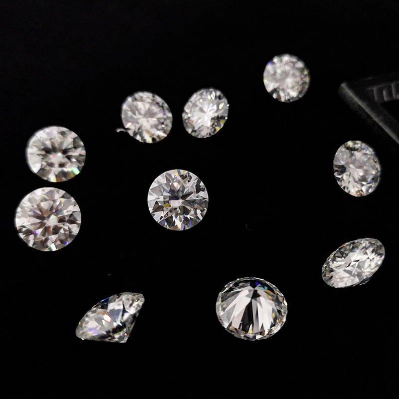 Round H&a Cut Moissanite 7.0mm 1.2 Carat D Color Moissanite Diamond Stones Wholesale 1