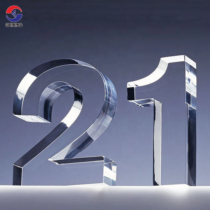 Brillante, alta calidad, fábrica, pelo liso, letras de cristal acrílico, letrero de neón personalizado, letreros comerciales, logotipo para exteriores 1