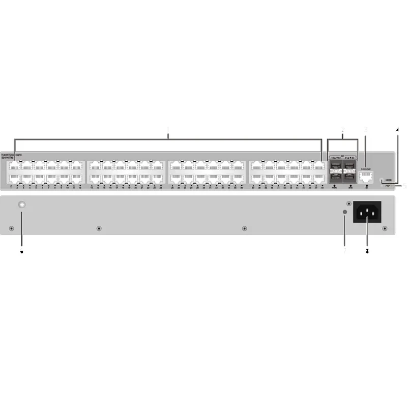 CR5D0E8YFA70 03059187 Unidad de procesamiento de línea integrada Macsec de 8 puertos 25gbase-sfp28 para hardware 1