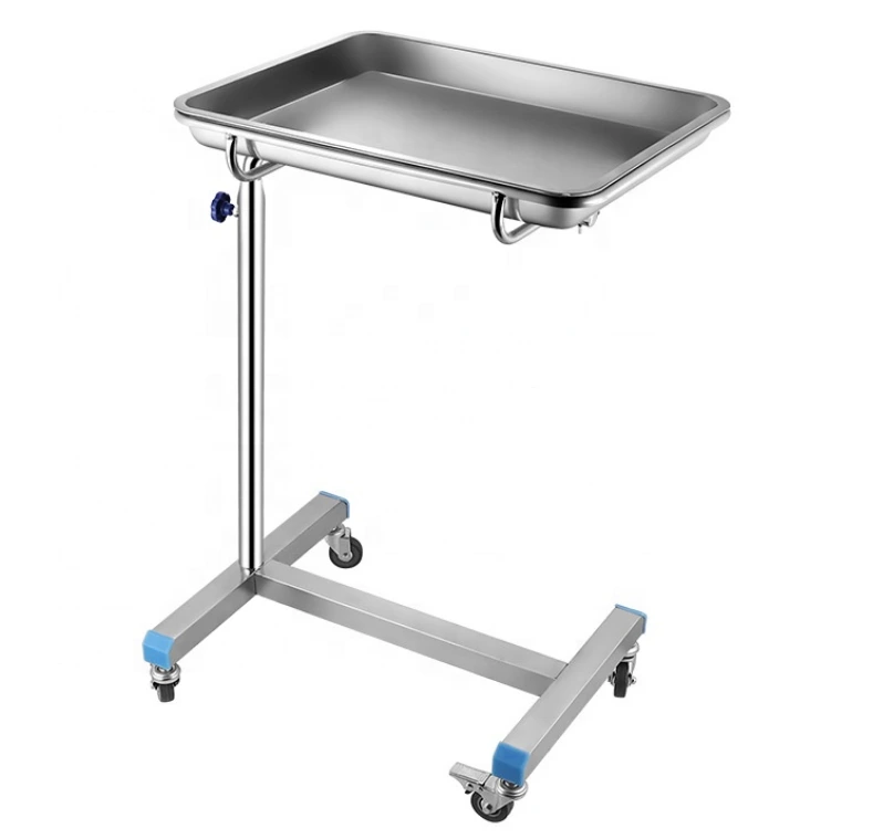 Nursing tray trolley