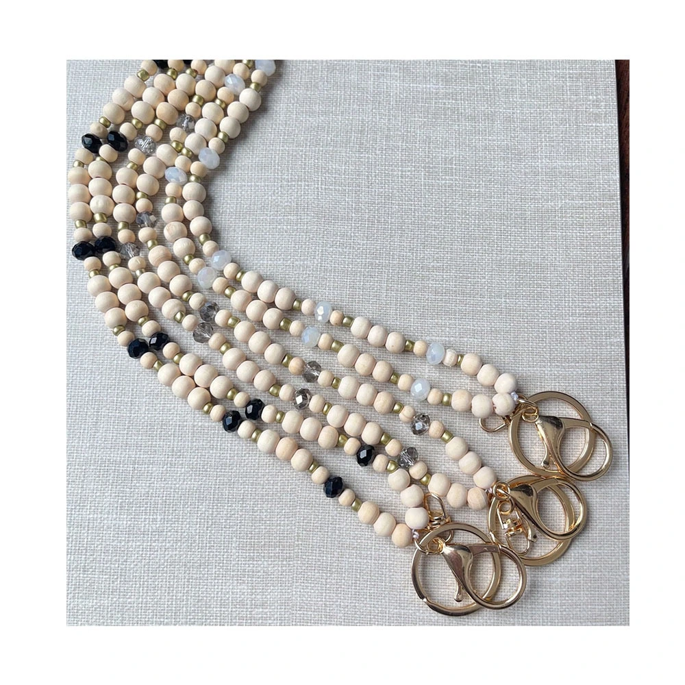 Crystal Badge Holder Lanyard Necklace - Cute Nurse Teacher Gift 1