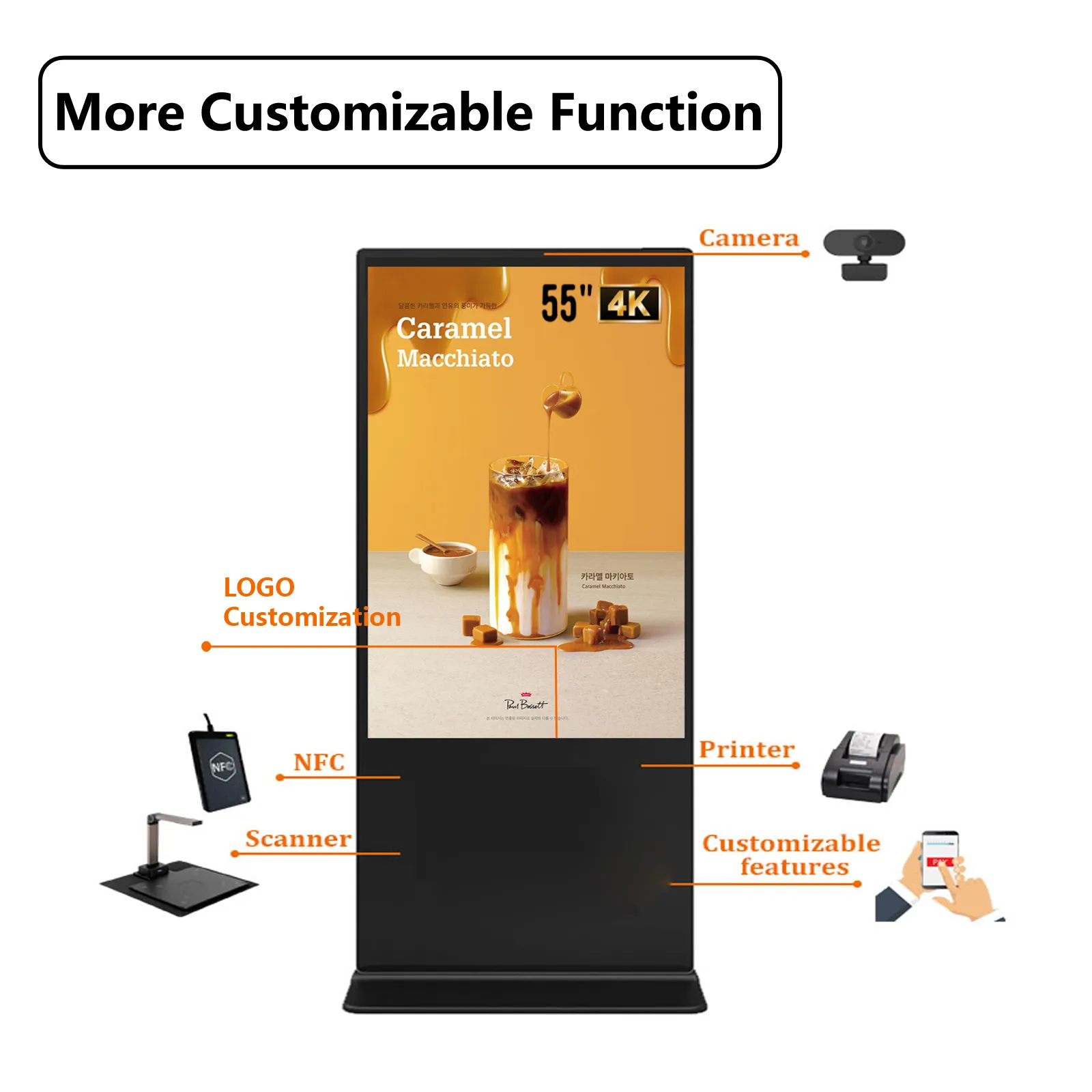 Custom Kiosk Manufacturer 250cd/m2 (250-1000 Optional) Wholesale - E-Star 4