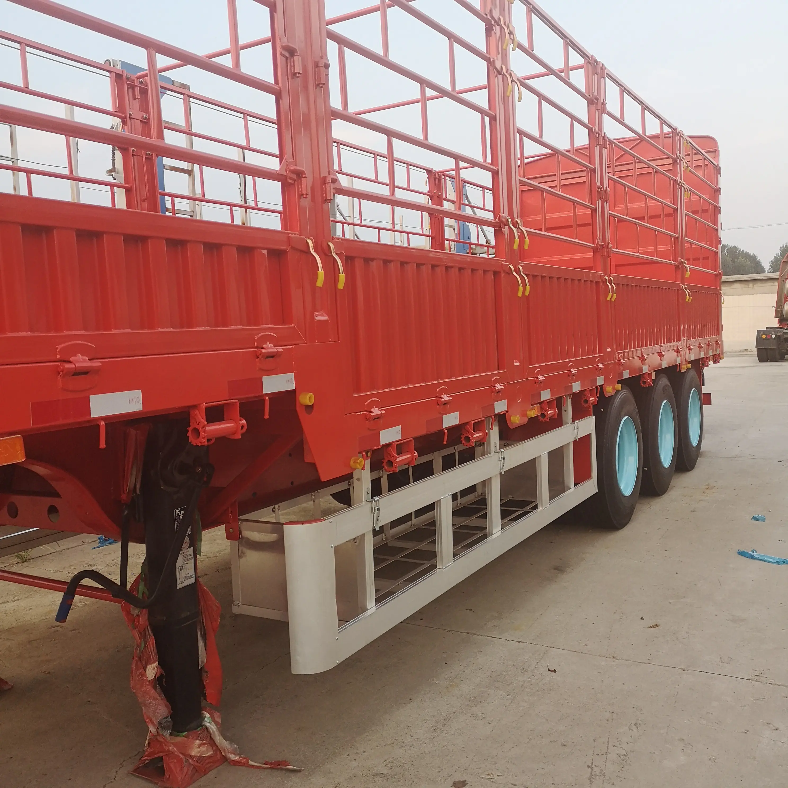 Trailer with Fence 10 by KDZG Trailer Truck 2