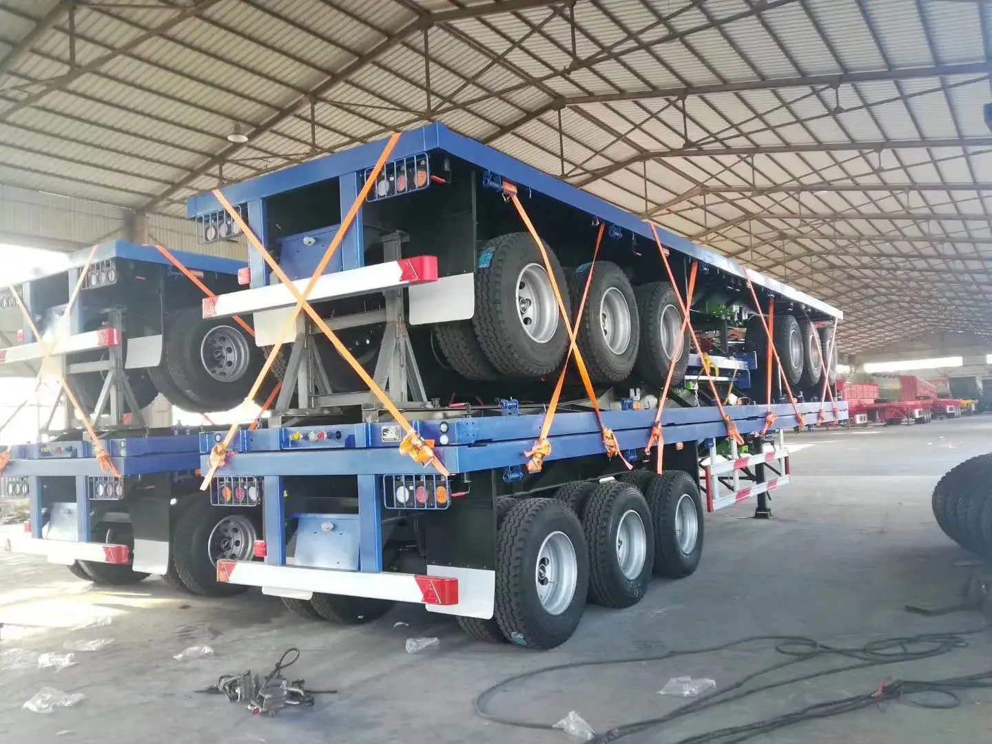 53 Foot Flatbed Trailer for Sale 15001-20000 Kg - - KDZG Trailer Truck 7