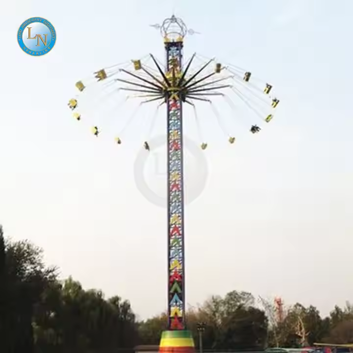 ألعاب برج الطيران العالي - بيع مباشر من المصنع - قابلة للتخصيص - مدينة ملاهي 6