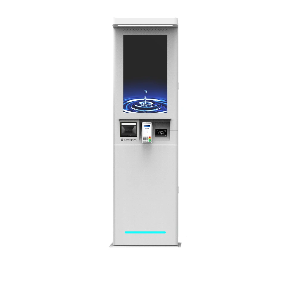 Self-servis Açık Bilet Kiosk Serbest Daimi 23.8 Inç Su Geçirmez Açık Lcd Ekran Ekran Dijital Dış Ödeme Kiosk 1