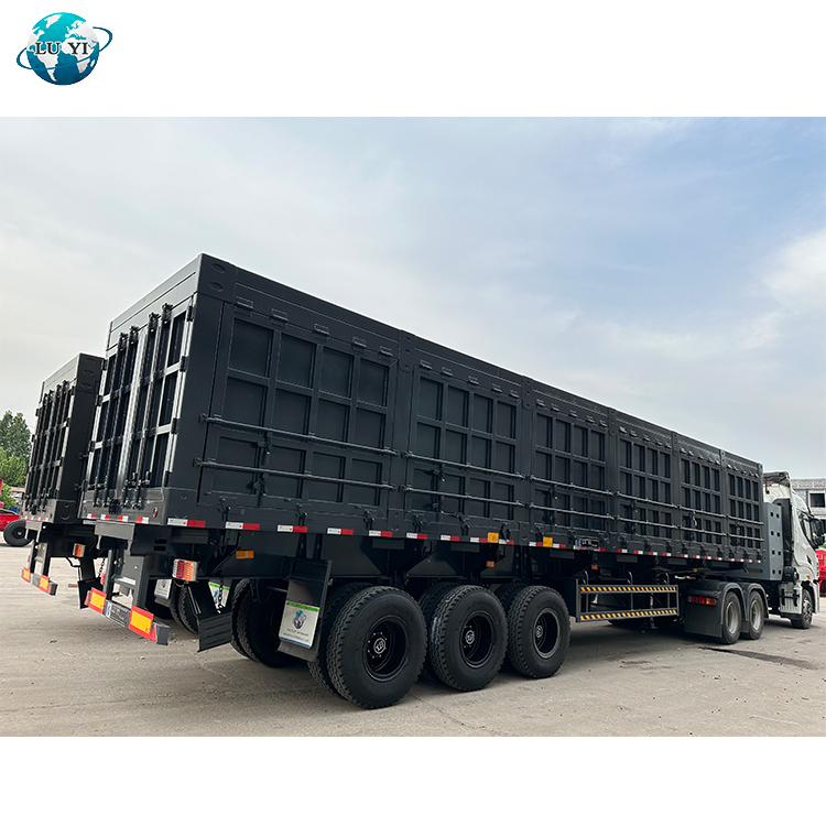 3 Axles 100 Tons New Dump Truck Semi Trailer 3