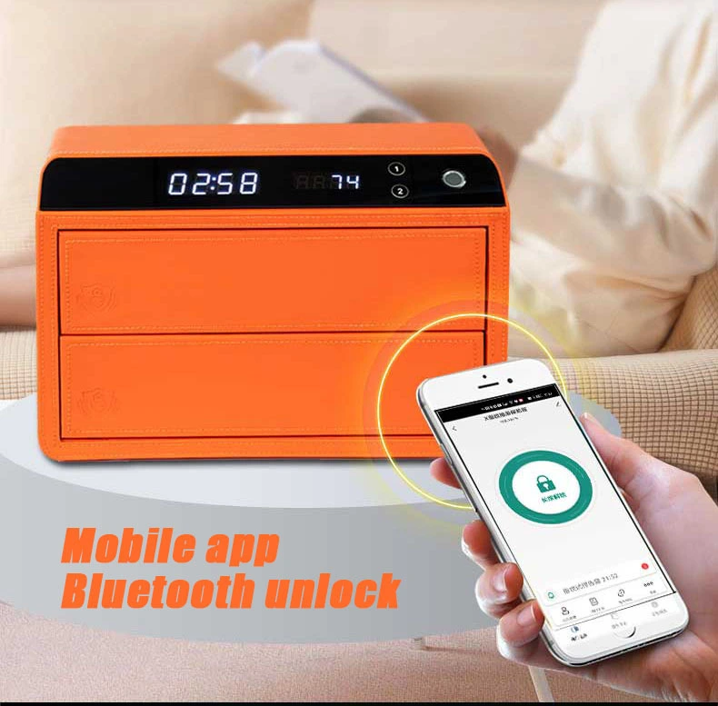 Deluxe Fingerprint Digital Home Jewelry Security Drawer Safe 17