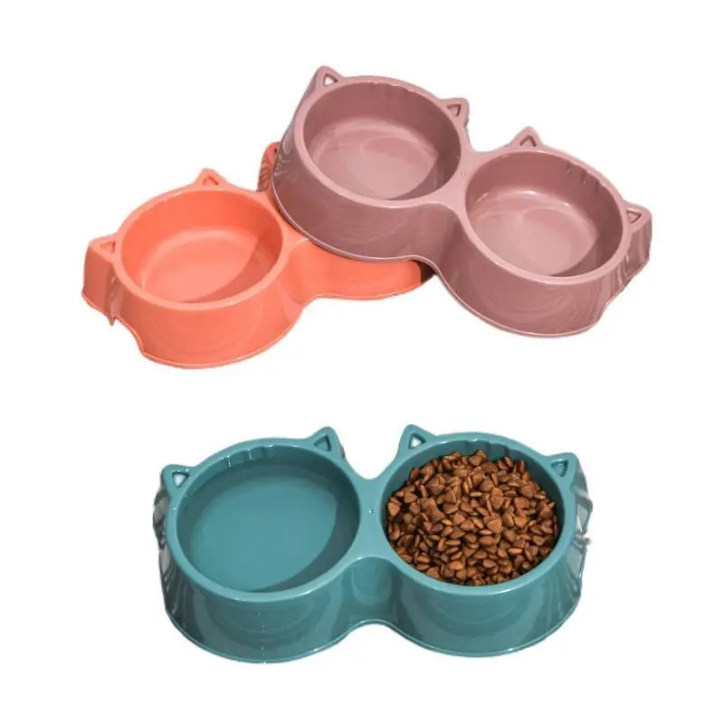 Camada dupla por atacado com tigela de plástico para cães & Gatos Fácil de limpar Alimentador de água antiderrapante para alimentador de animais de estimação Waterer-Xinchen 1
