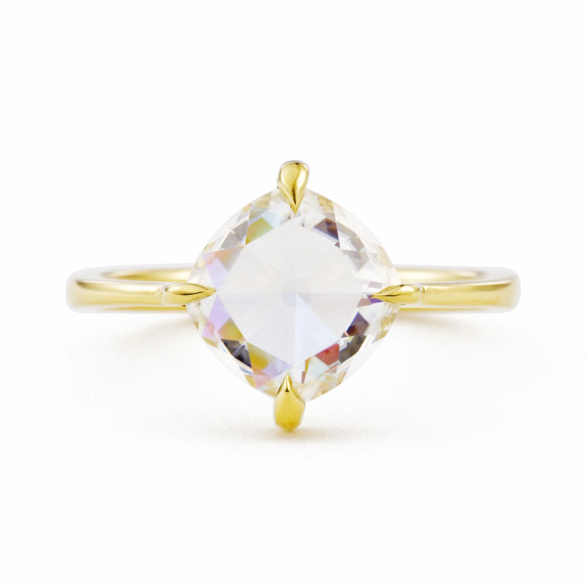 Personnalisation avancée Style de mode Rose Cut 14k Gol 1