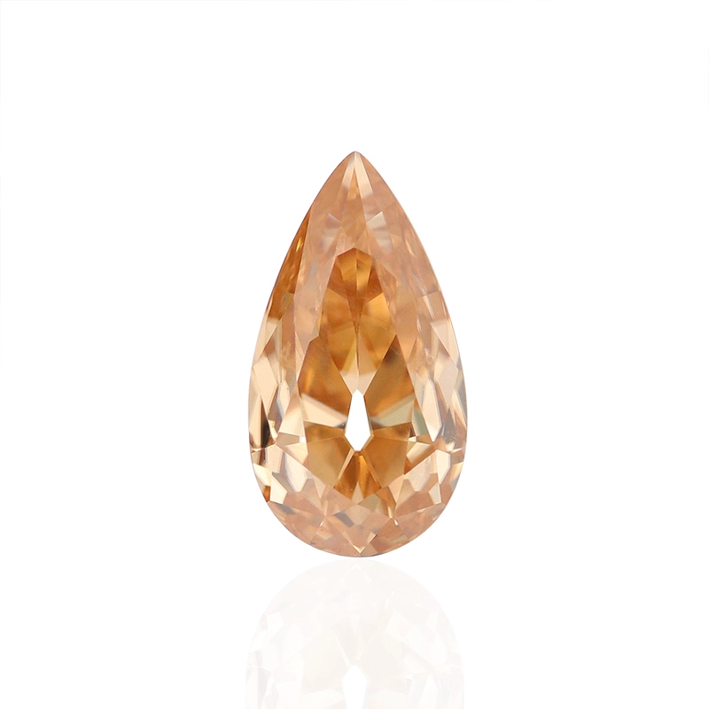 Pear Old European Cut Moissanite Champagne Oec Moissanite Stone Fancy Colored Moissanite Loose For Women Engagement Rings 1